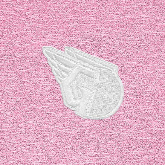Cleveland Guardians Antigua Hunk Quarter-Zip Top Pink