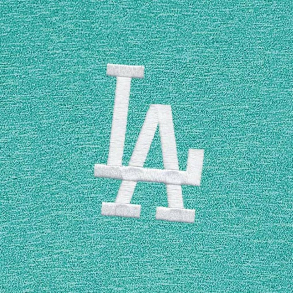 Los Angeles Dodgers Antigua Hunk Quarter-Zip Top Heather Aqua