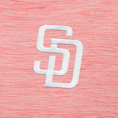 San Diego Padres Antigua Bright Quarter-Zip Pullover Top Coral