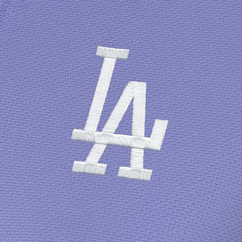 Los Angeles Dodgers Antigua Women's Finish Quarter-Zip Pullover Top Purple