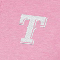 Texas Rangers Antigua Women's Mentor Quarter-Zip Pullover Top Pink