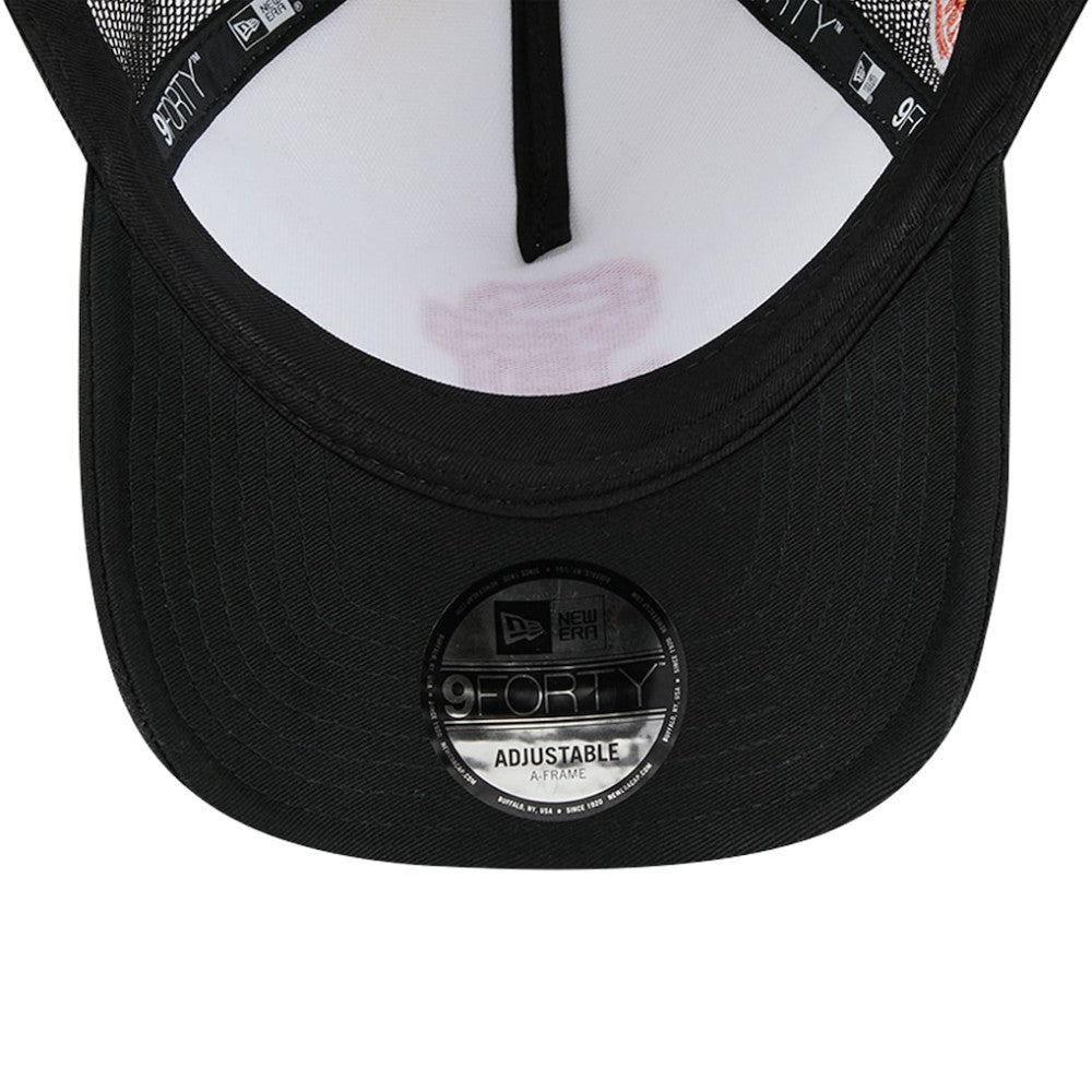 San Francisco Giants Checkered Flag A-Frame Trucker 9FORTY Adjustable Hat White/Black