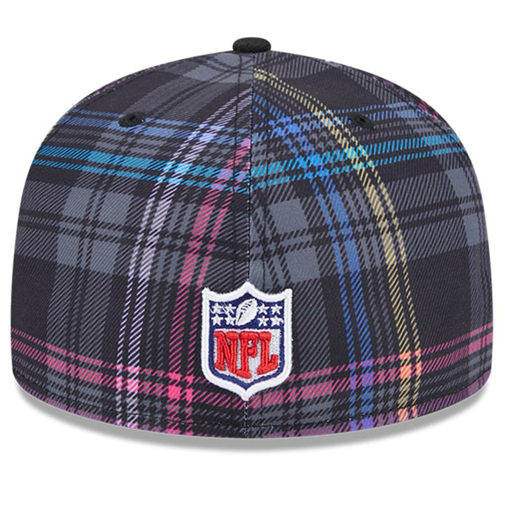 Jacksonville Jaguars New Era 2024 NFL Crucial Catch Plaid 59FIFTY Fitted Hat - Black discount