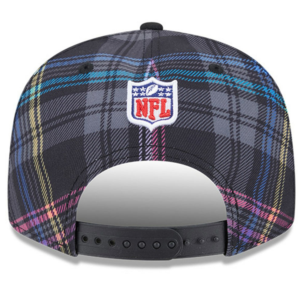 New York Jets New Era 2024 NFL Crucial Catch Plaid 9FIFTY Snapback Hat - Black discount