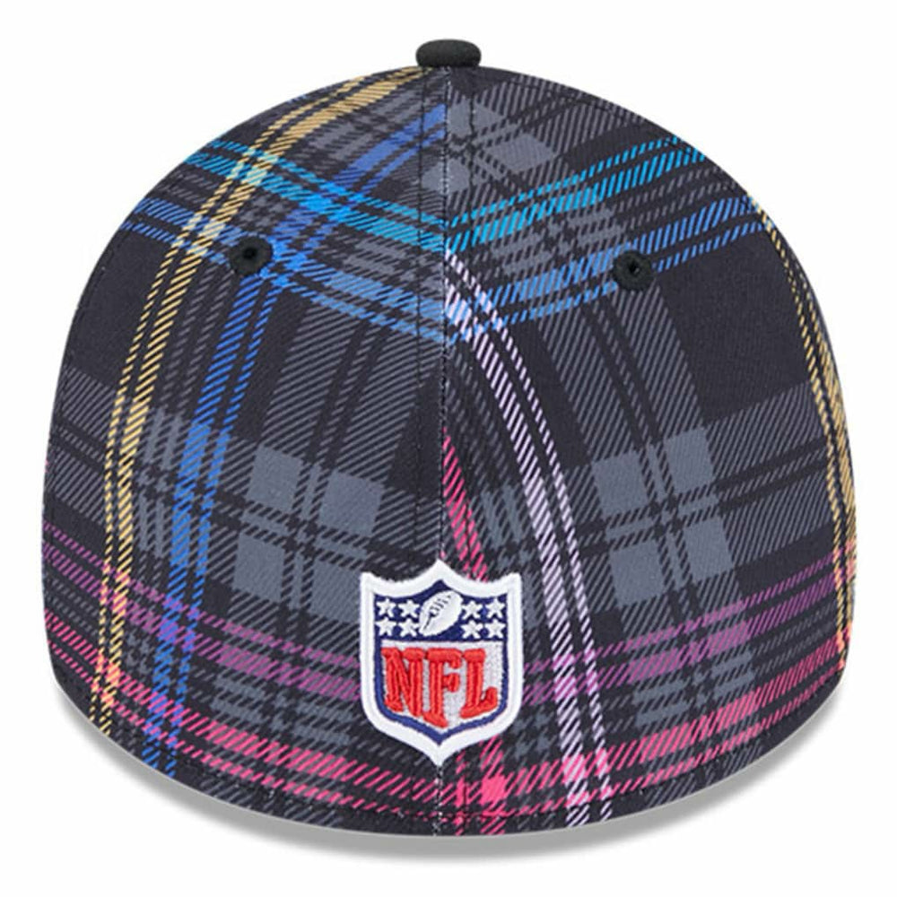 Jacksonville Jaguars New Era 2024 NFL Crucial Catch Plaid 39THIRTY Flex Hat - Black on sale