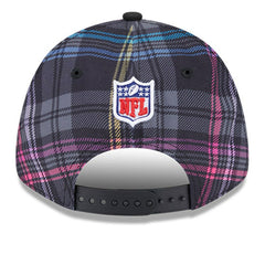 Jacksonville Jaguars New Era 2024 NFL Crucial Catch Plaid 9FORTY Adjustable Hat - Black online