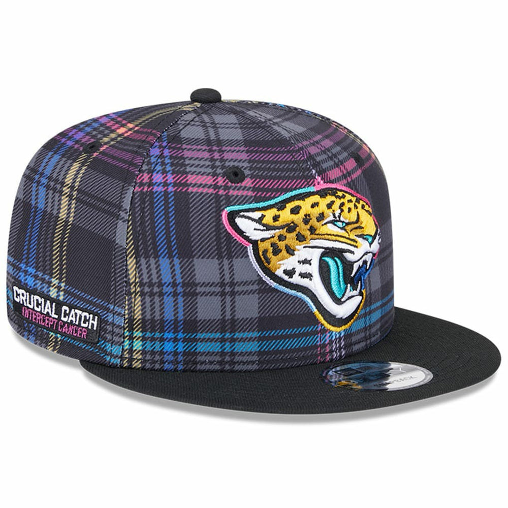 Jacksonville Jaguars New Era Youth 2024 NFL Crucial Catch 9FIFTY Snapback Hat - Black cheap