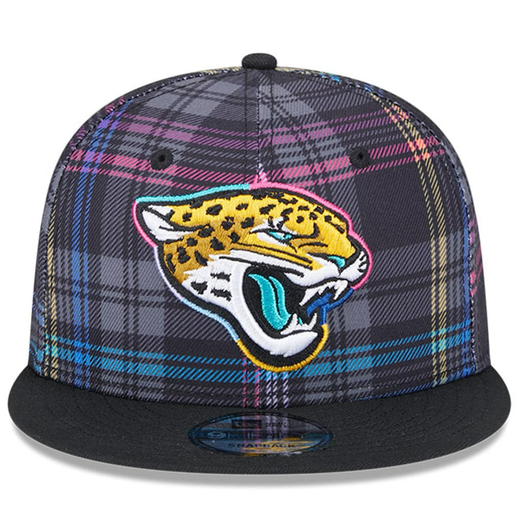 Jacksonville Jaguars New Era Youth 2024 NFL Crucial Catch 9FIFTY Snapback Hat - Black cheap