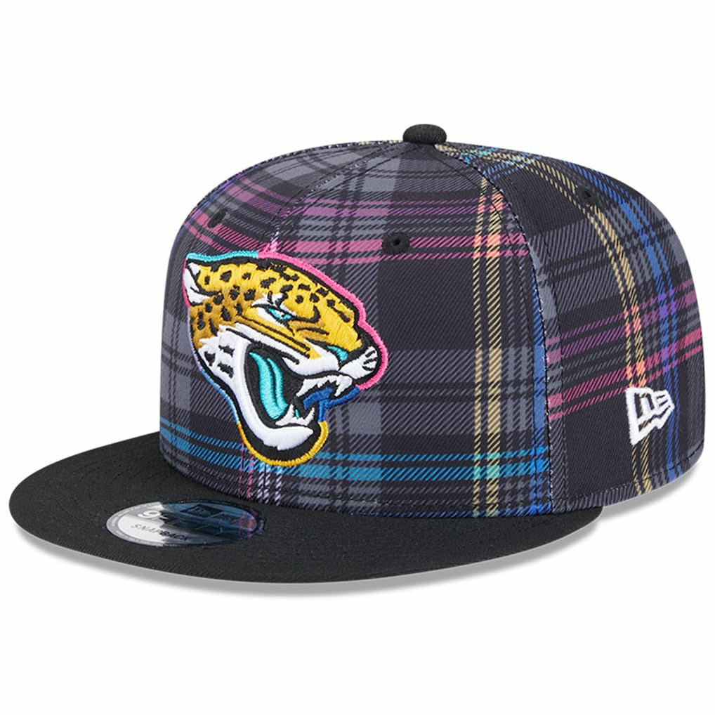 Jacksonville Jaguars New Era Youth 2024 NFL Crucial Catch 9FIFTY Snapback Hat - Black cheap