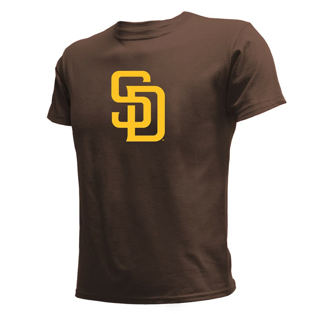 San Diego Padres Stitches Youth Team Logo T-Shirt Brown