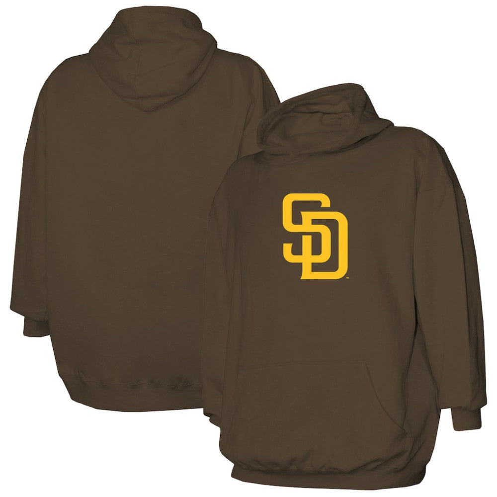 San Diego Padres Stitches Youth Fleece Pullover Hoodie Brown