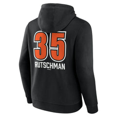 Adley Rutschman Baltimore Orioles Fastball Player Name & Number Pullover Hoodie Black