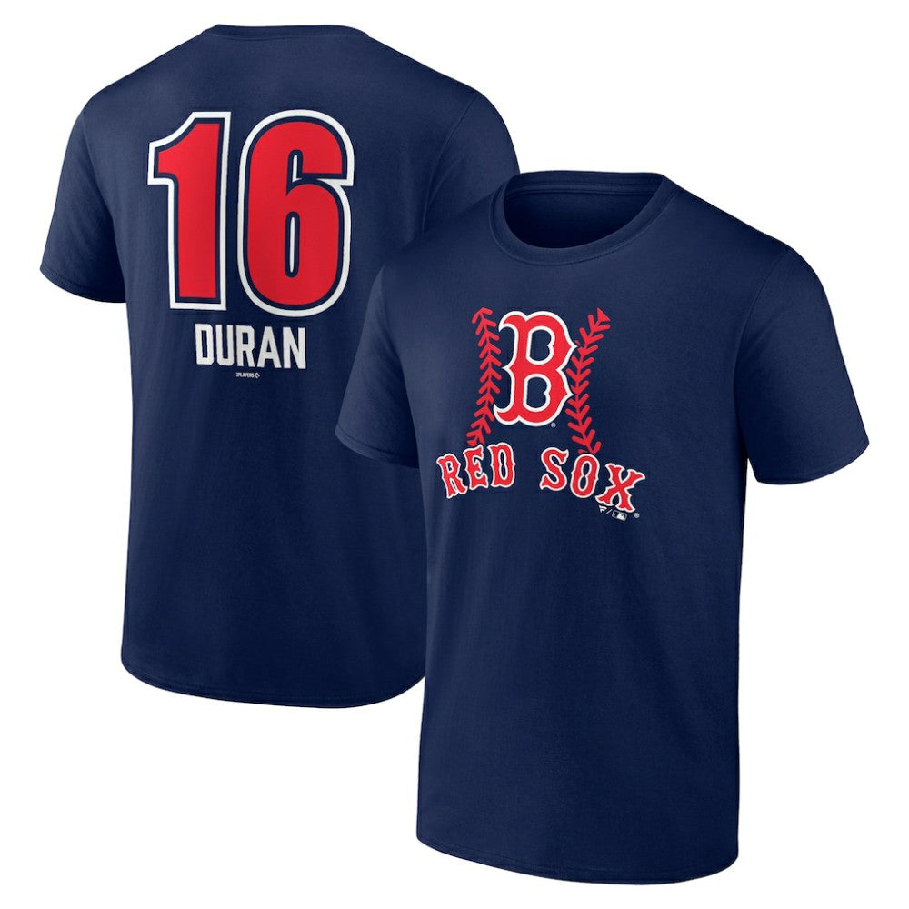 Jarren Duran Boston Red Sox Fastball Player Name & Number T-Shirt Navy