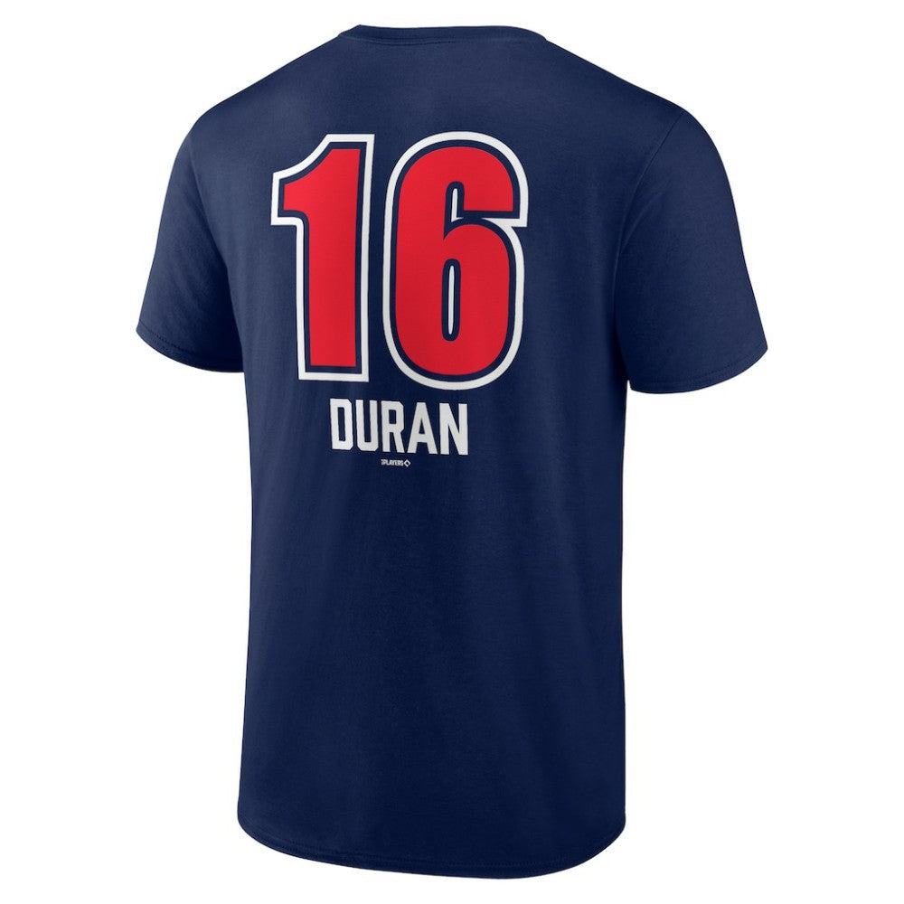 Jarren Duran Boston Red Sox Fastball Player Name & Number T-Shirt Navy