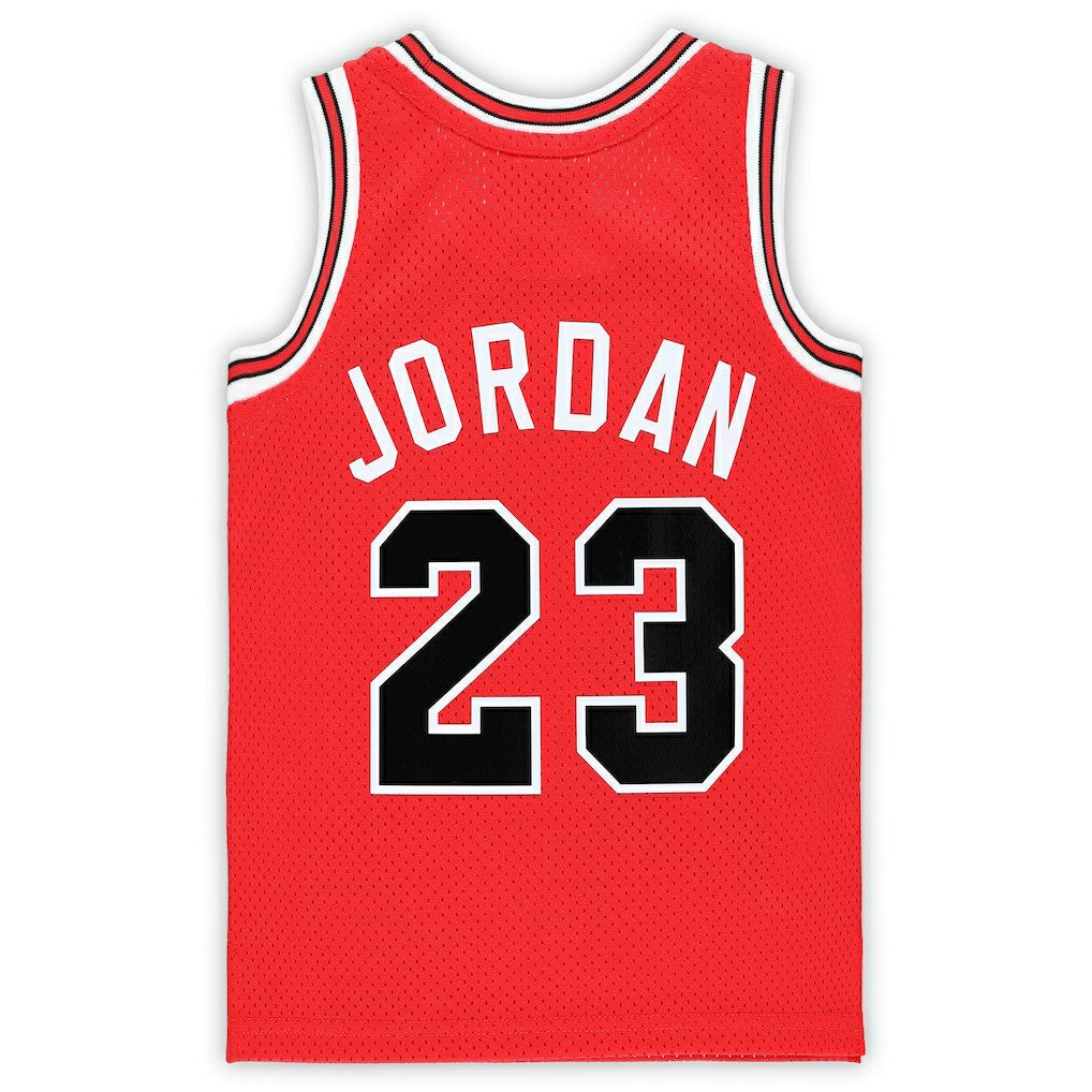 Michael Jordan Chicago Bulls Preschool Hardwood Classics 1984/85 Authentic Swingman Jersey sale - Red outlet