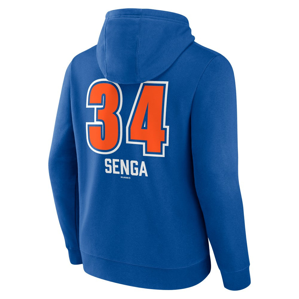 Kodai Senga New York Mets Fastball Player Name & Number Pullover Hoodie Royal
