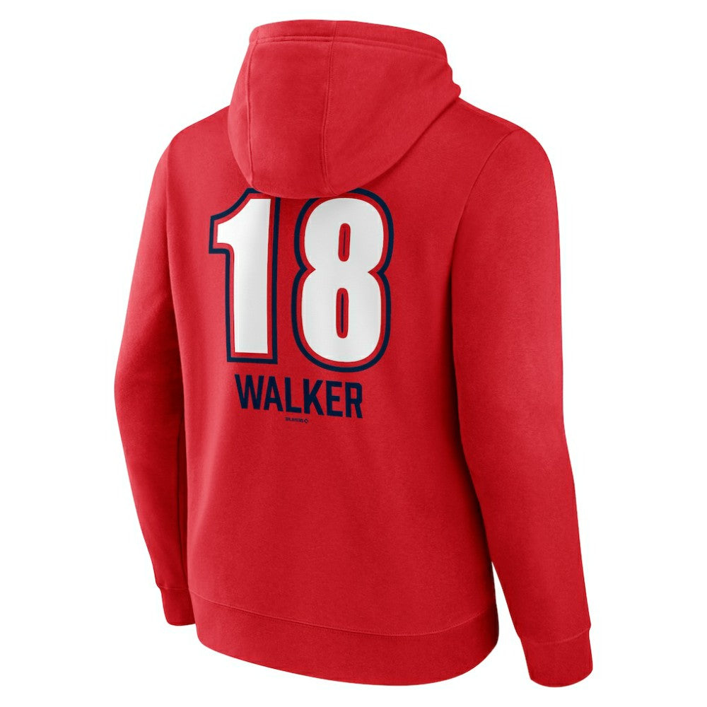 Jordan Walker St. Louis Cardinals Fastball Player Name & Number Pullover Hoodie Red