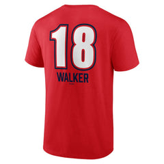Jordan Walker St. Louis Cardinals Fastball Player Name & Number T-Shirt Red