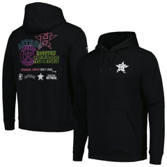 Houston Astros Levelwear Podium Vintage Pullover Hoodie Black