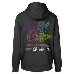 Baltimore Orioles Levelwear Podium Vintage Pullover Hoodie Black