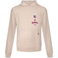 Los Angeles Angels Levelwear Base Line Pullover Hoodie Cream