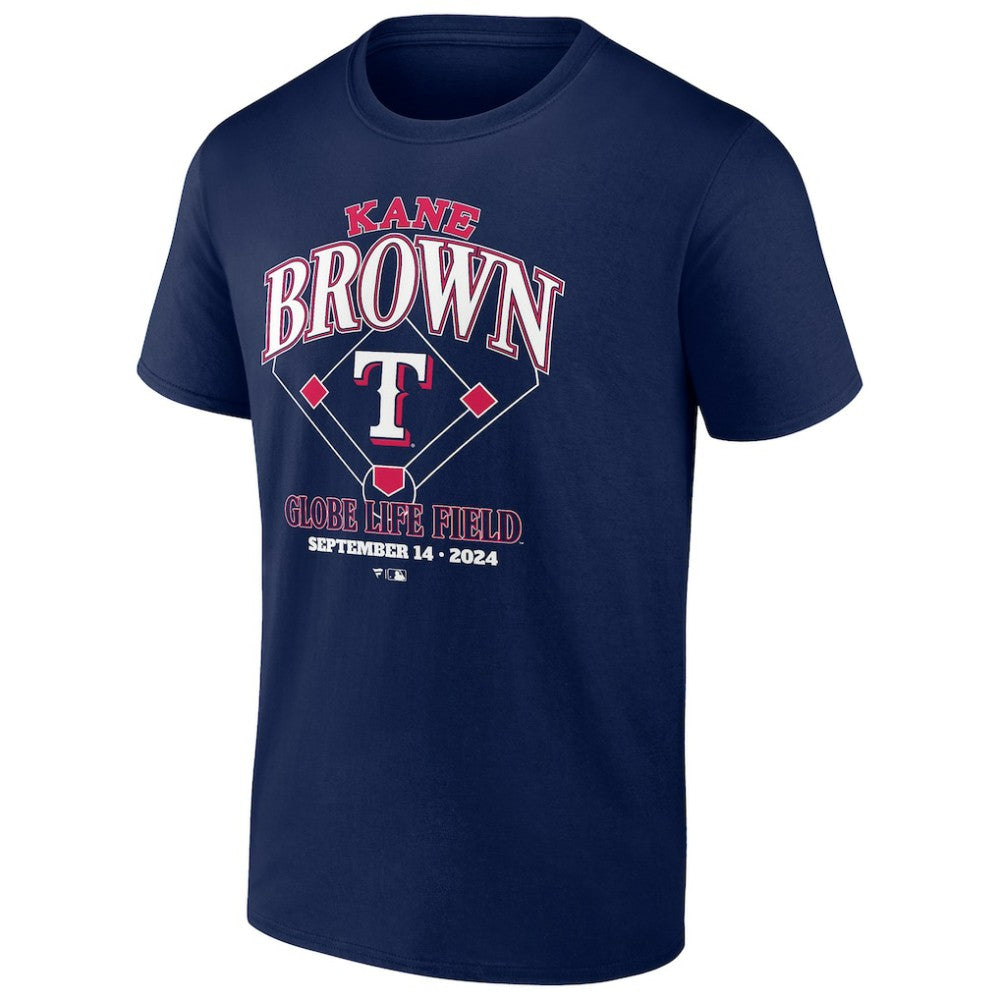 Kane Brown x Texas Rangers T-Shirt Navy