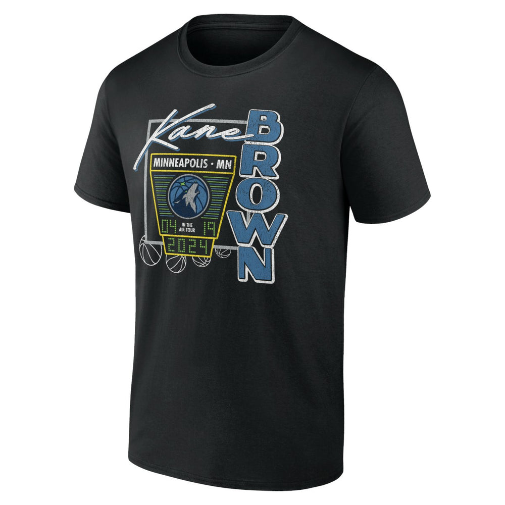 Kane Brown x Minnesota Timberwolves T-Shirt - Black on sale