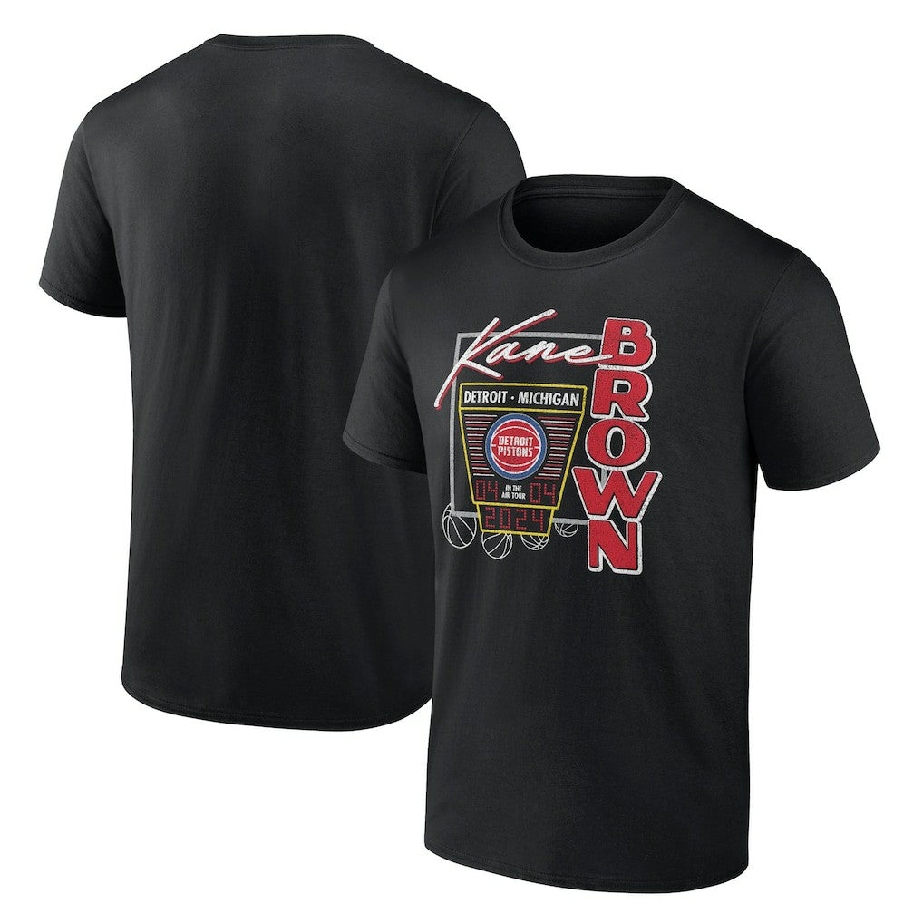 Kane Brown x Detroit Pistons T-Shirt sale - Black shop