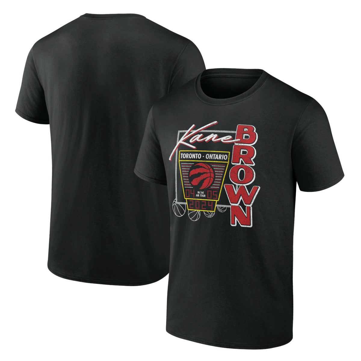 Kane Brown x Toronto Raptors T-Shirt - Black sale