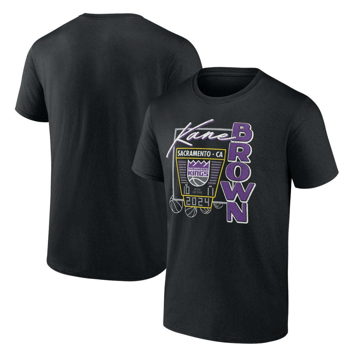 Kane Brown x Sacramento Kings T-Shirt - Black on sale