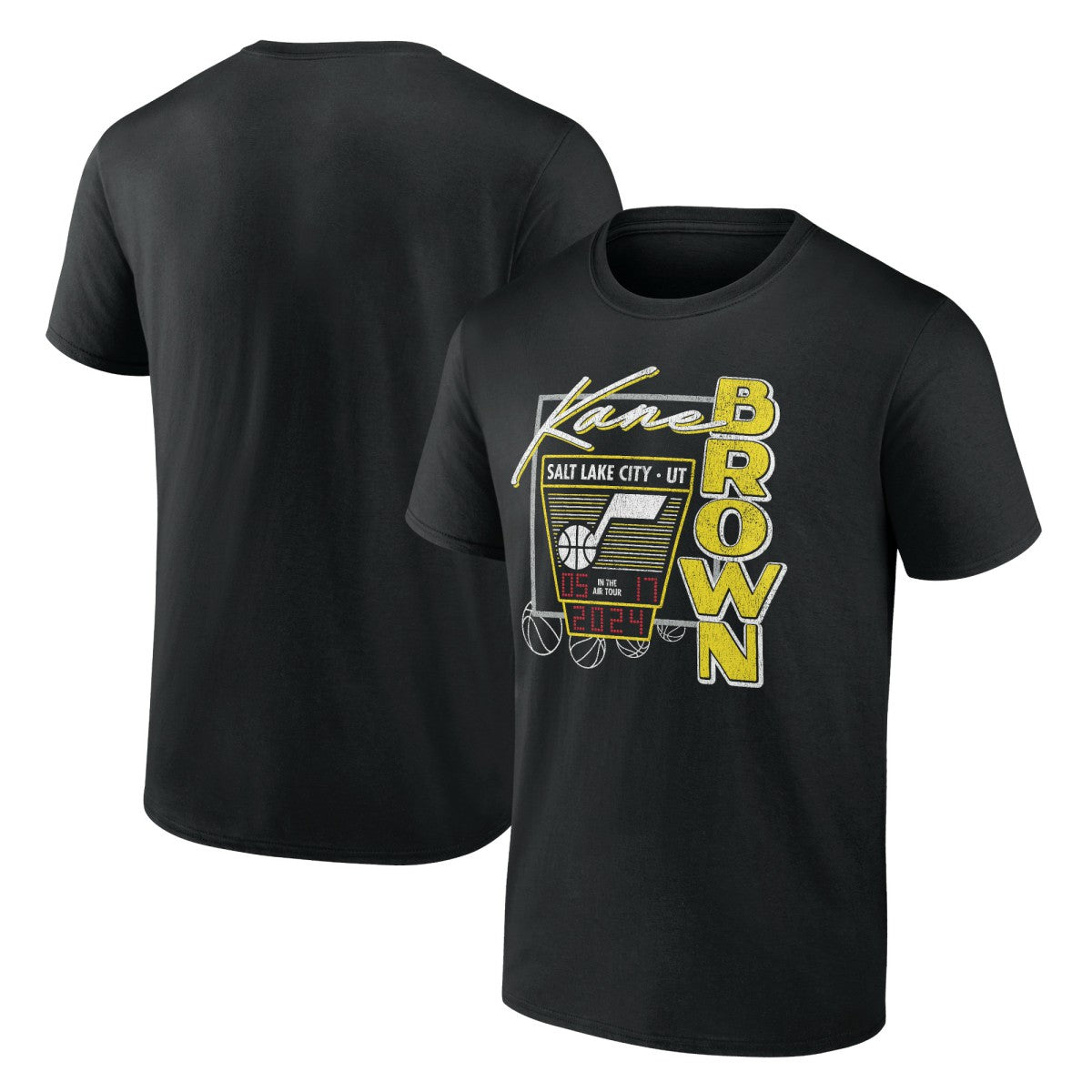 Kane Brown x Utah Jazz T-Shirt - Black cheap