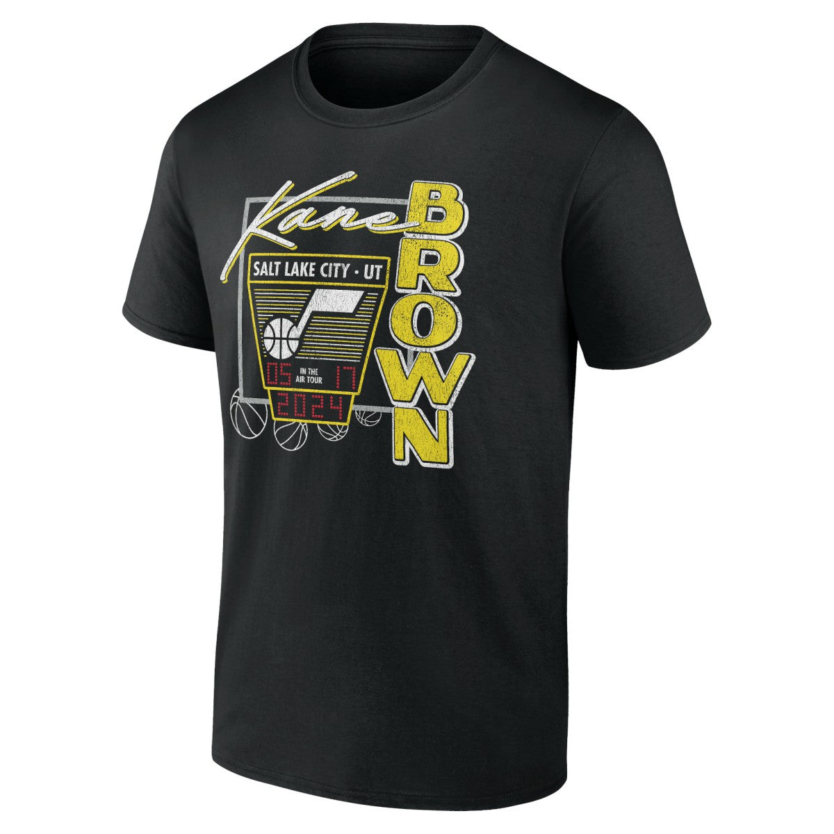 Kane Brown x Utah Jazz T-Shirt - Black cheap