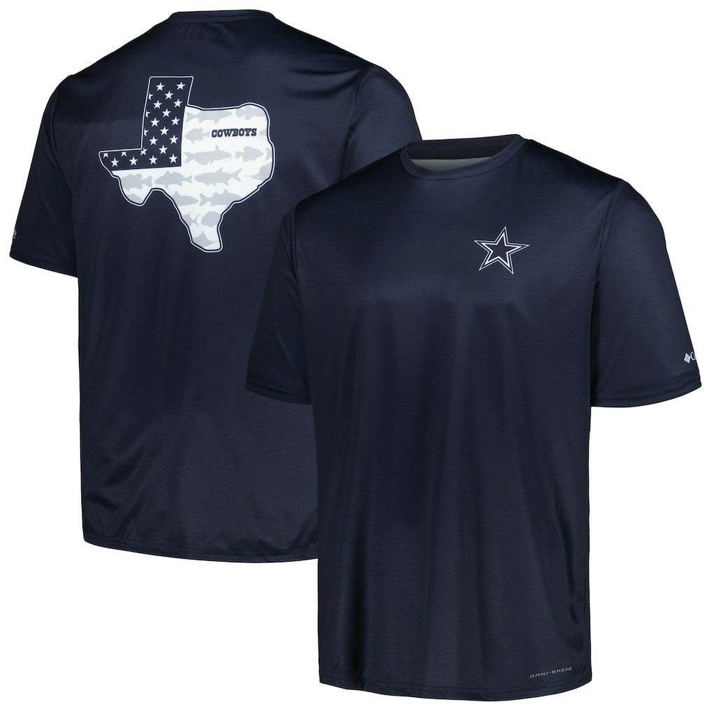 Dallas Cowboys Terminal Tackle Omni-Shade Texas T-Shirt - Navy online