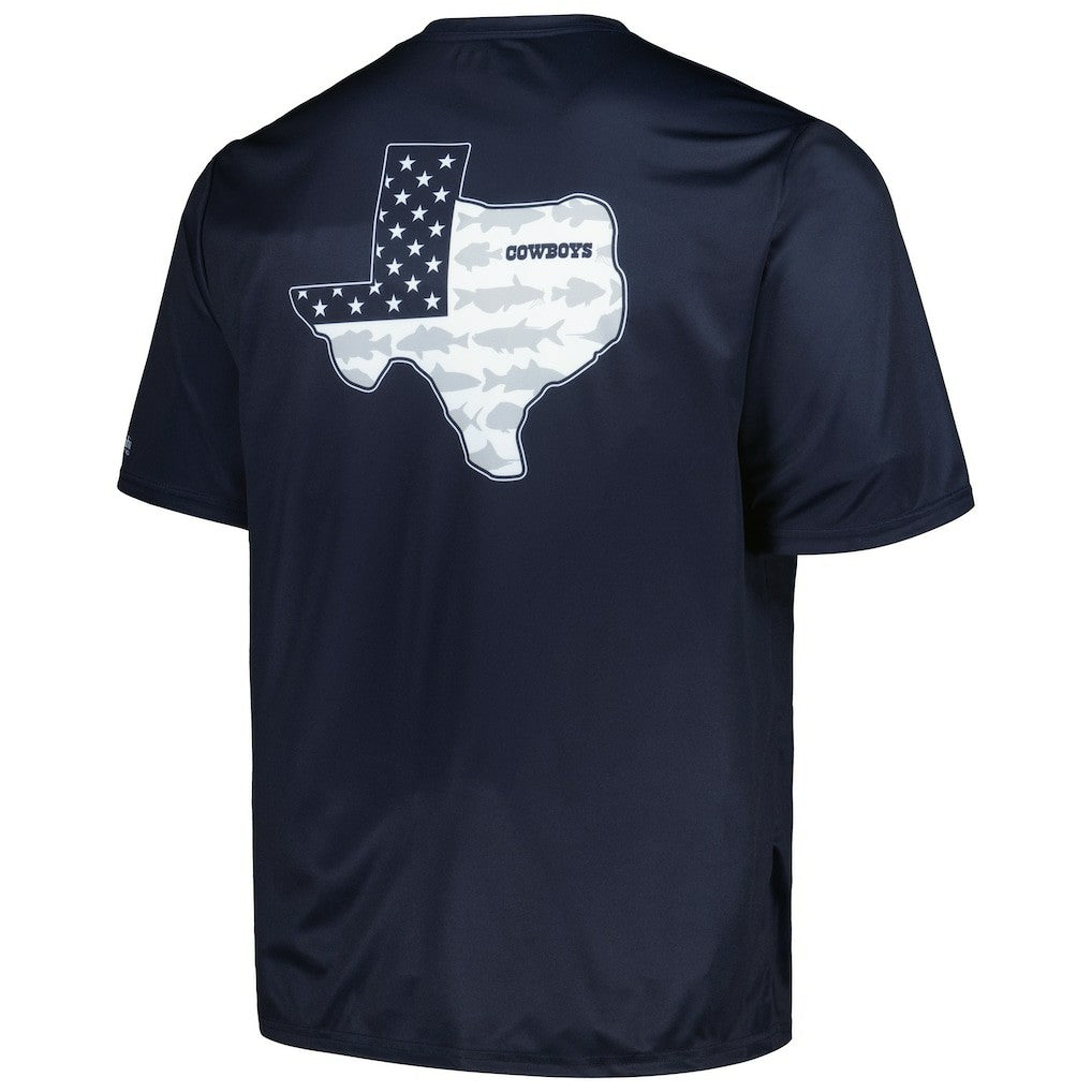 Dallas Cowboys Terminal Tackle Omni-Shade Texas T-Shirt - Navy online