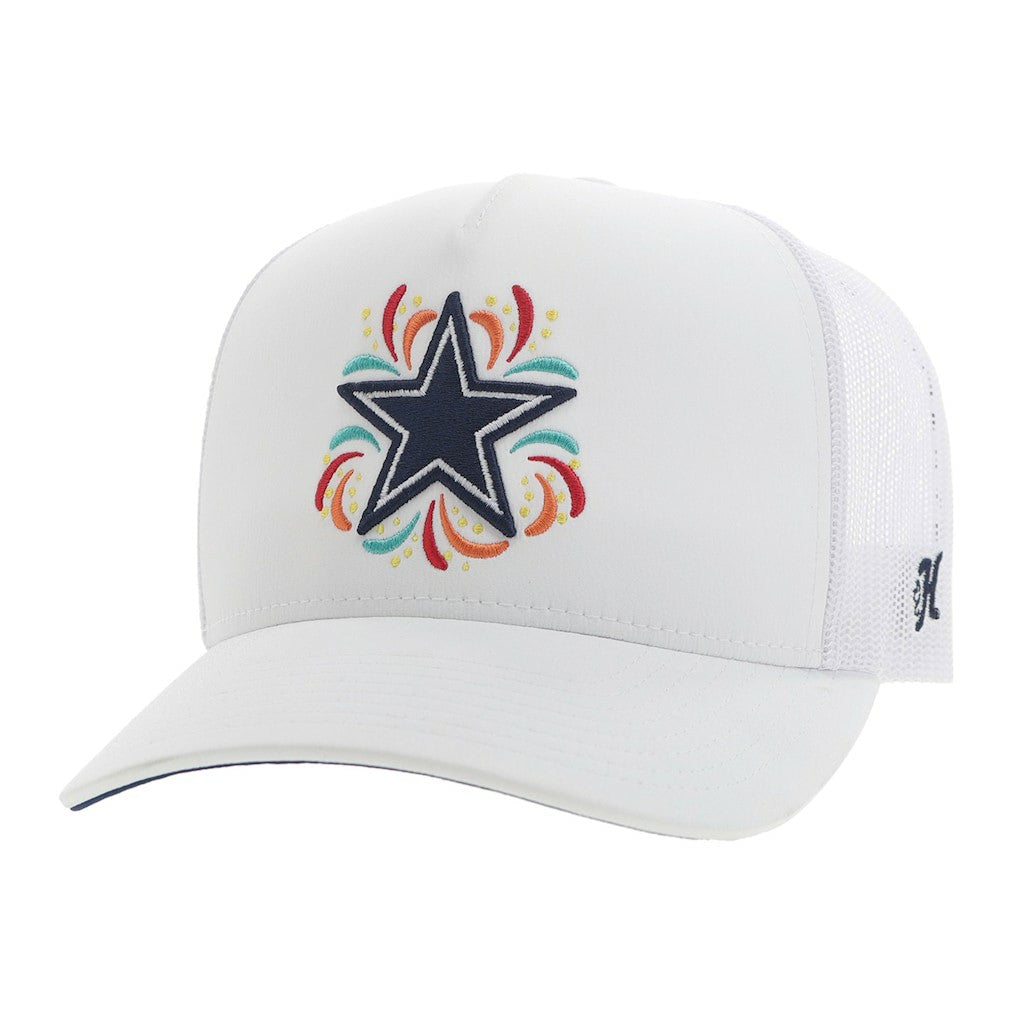 Dallas Cowboys HOOey NFL Fiesta Adjustable Trucker Hat – White sale