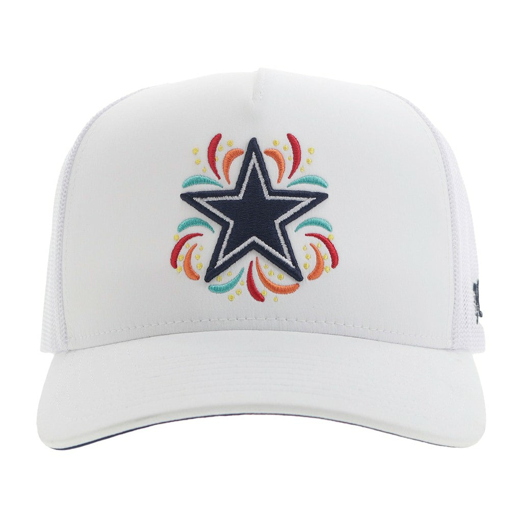 Dallas Cowboys HOOey NFL Fiesta Adjustable Trucker Hat – White sale