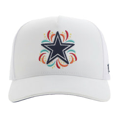 Dallas Cowboys HOOey NFL Fiesta Adjustable Trucker Hat – White sale