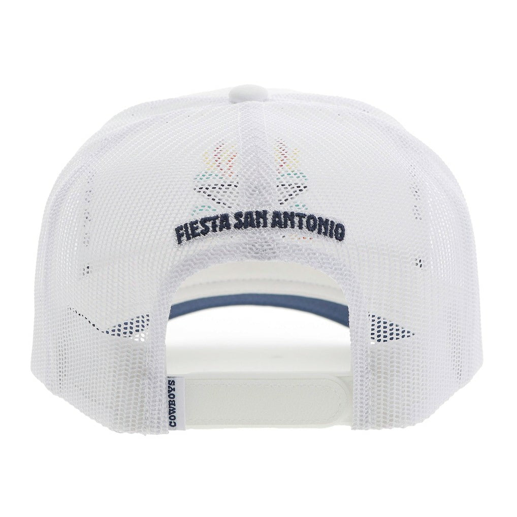 Dallas Cowboys HOOey NFL Fiesta Adjustable Trucker Hat – White sale