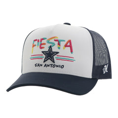 Dallas Cowboys HOOey NFL Fiesta Adjustable Trucker Hat – White/Navy cheap
