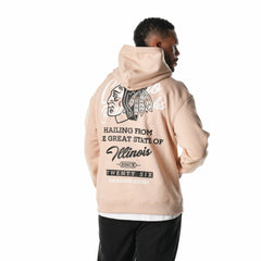 Chicago Blackhawks The Wild Collective Unisex Pullover Hoodie - Cream Hoodies