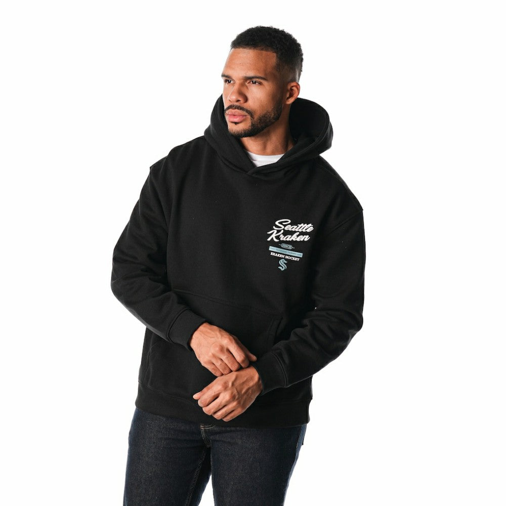 Seattle Kraken The Wild Collective Unisex Pullover Hoodie - Black Hoodies