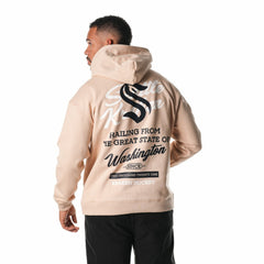 Seattle Kraken The Wild Collective Unisex Pullover Hoodie - Black Hoodies