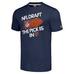 Chicago Bears Homage Unisex 2024 Team Draft Tri-Blend T-Shirt - Heather Navy online