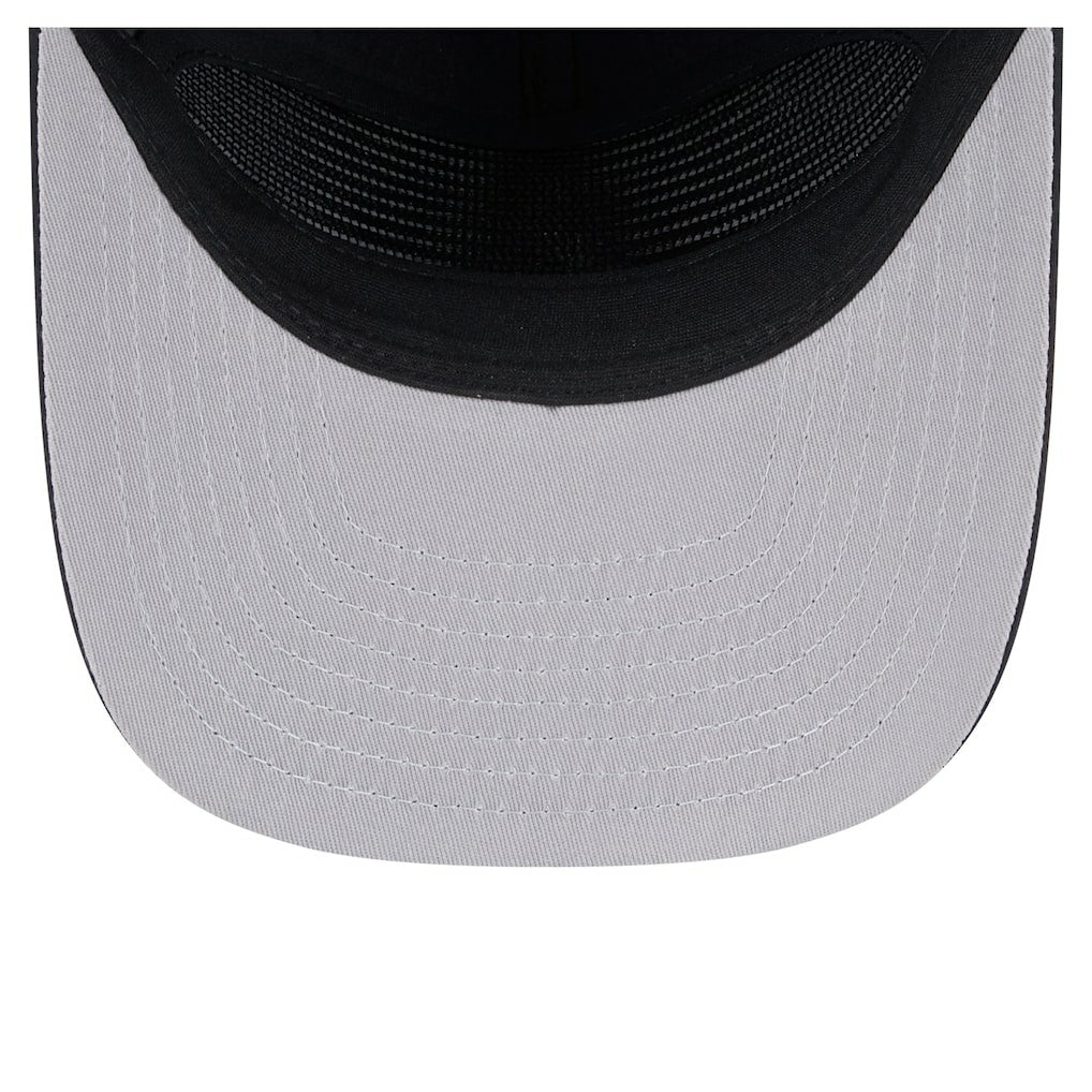 Las Vegas Raiders New Era Throwback Brush Golfer Snapback Hat - Black on sale