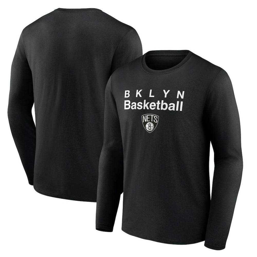 Brooklyn Nets Pick & Roll Coverage Long Sleeve T-Shirt - Black online