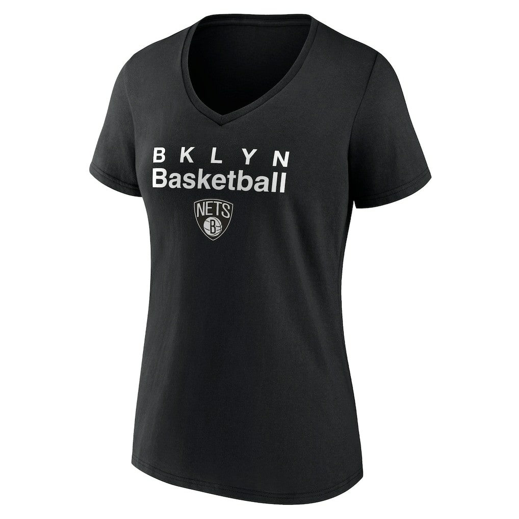 Brooklyn Nets Pick & Roll Coverage V-Neck T-Shirt - Black online