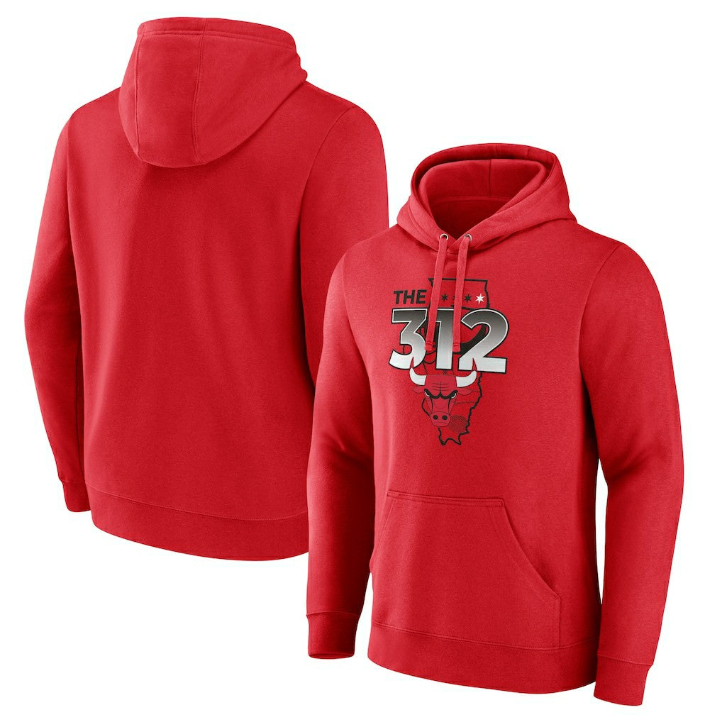Chicago Bulls Pick & Roll Coverage Pullover Hoodie - Red sale
