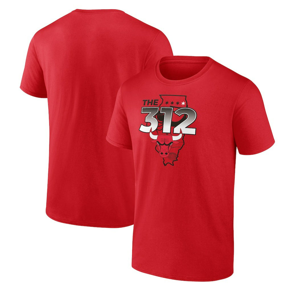 Chicago Bulls Pick & Roll Coverage T-Shirt sale - Red discount