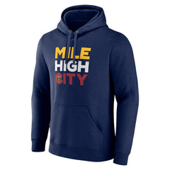 Denver Nuggets Pick & Roll Coverage Pullover Hoodie sale - Navy on sale
