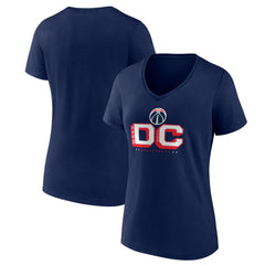 Washington Wizards Pick & Roll Coverage V-Neck T-Shirt - Navy discount